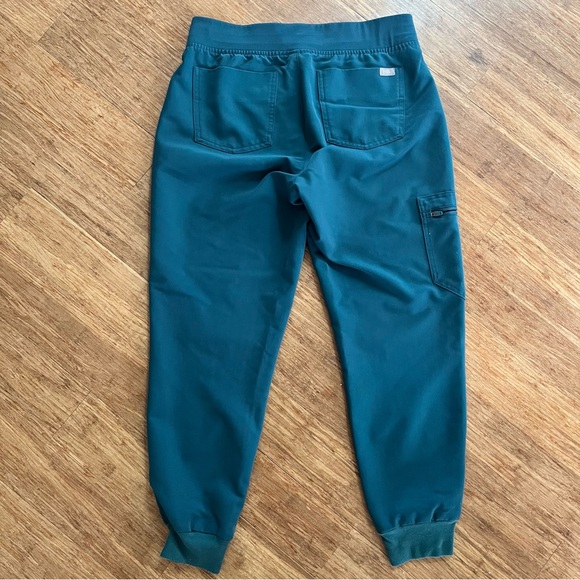 Figs Zamora Jogger Pants in Caribbean Blue, Sz S - Picture 3 of 4
